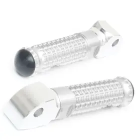 Fprr81simproxxxgsuspn274 Gstar Mpro Silver Cnc Rear Foot Pegs For Triumph Street Cup 17 18 19