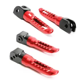 G3fpkitsu024bkp03xxxus001 Guidestar68 Red Bob Passenger Rider Foot Pegs Pedal For Suzuki Gsxr 600 97 98 99 00