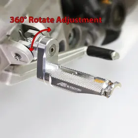 G4usfpfg15dm25simfpxxx0060 Guidestaronline31 Mfp 25mm Adjustable Gold Front Foot Pegs For Ducati Monster 695 All Year
