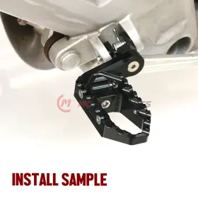 Usg5fpfg11m39bktourthbk038 Guidestaronline67 40mm Adjustable Front Foot Pegs Tour For Bmw R1150gs 99 00 01 02 03