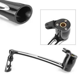 20yfmt064 Gzyf Aluminum Brake Arm Pedal Lever Foot Pegs Fits 2008 2009 2010-2013 Harley Touring