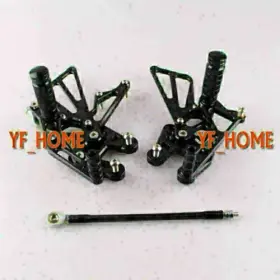 Gzyf 550746779666 For Suzuki Gsxr1000 K7 2007 2008 Black Motorcycle Rearsets Rear Set Foot Pegs