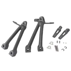 Gzyf 612024593699 1x Rear Footrest Assembly Kit With Foot Pegs For Suzuki Gsxr600 Gsxr750 2008-10