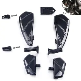 B5-sm-2230-bk Happy-motor For Harley Cvo Trike Ultra Limited Phantom Floorboards 6-piece Kits Bolt-on