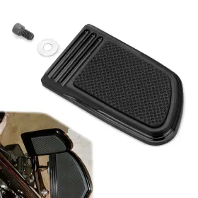 Mts-sm-718-bk Happy-motor Brake Pedal Cover Pad Black For Harley Dyna Fld Softail Flstc Sportster Touring