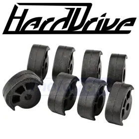 17-0956ir Harddrive Comfort-ride Rubber Inserts For Rider Footpegs Body Cc
