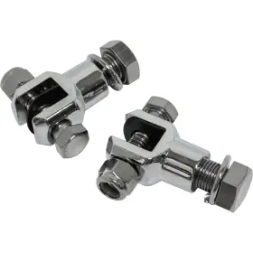 30-686c Harddrive Footpegs Clevis Mounts Chrome 3/8 Inch -24 Thread