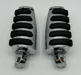 20405 Harley Davidson Oem Cvo Airfoil Highway Touring Road Street Glide King Pegs Chrome Set