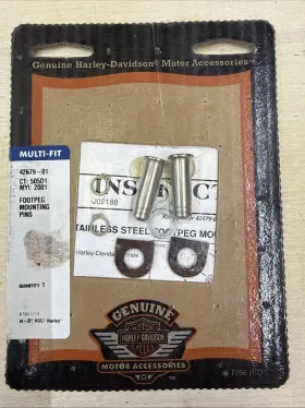 42679-01 Harley-davidson 24102 Mounting Pins For Male Mount Footpegs