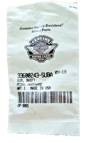 33600243-suba Harley-davidson Genuine Motor Parts Shift Pedal Hardware Only P/n