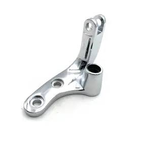 33695-03 Harley-davidson Oem Forward Control Chrome Left Peg Mount Bracket 03-17 Cvo Dyna