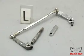 33819-98 Harley-davidson 2002 Road King Cvo Transmission Gear Shift Linkage Assembly Chrome Round