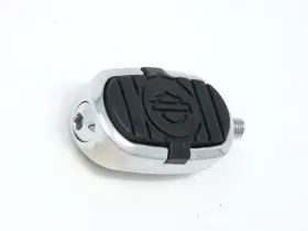 33946-05 Harley-davidson Genuine Crested Bar And Shield Chrome Rubber Shifter Peg Rare