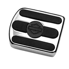 42476-95 Harley-davidson Oem Chrome Rubber Small Brake Pedal Pad Fits Dyna Softail Xl