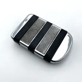 42620-00 Harley Davidson Oem Touring Fl Softail Wide Band Billet Large Brake Pedal Pad