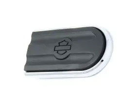 42799-02 Harley-davidson Genuine Slotted B&s Chrome And Rubber Large Brake Pedal Pad Nice
