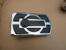 44248-96 Harley-davidson 2000 Road King Back Rear Brake Pedal Pad Nostalgic Chrome
