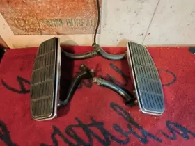 47365-83 Harley-davidson 1983-2008 Oem Touring Foot Boards With Mounts Flh Flst Flhr Ii