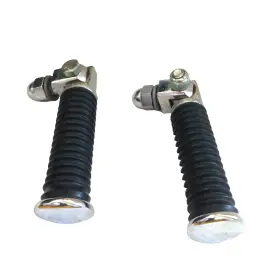 49117-77 Harley-davidson Genuine Footrest Peg Pedals Chrome End Set L&r P/n Used
