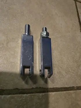 49153-85 Harley-davidson 93 Super Glide Fxrs Chrome Foot Peg Rest Support