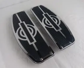 50051-09 Harley-davidson Genuine 00-17 Softail Rider Nostalgic Footboard Inserts
