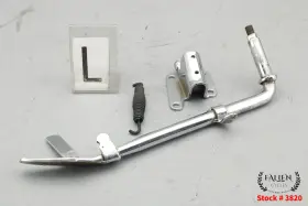 50075-83 Harley-davidson 2002 Road King Cvo Side Kick Jiffy Stand Leg And Mount Bracket Chrome