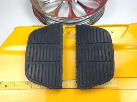 50177-95 Harley-davidson Oem Touring Softail Rubber Rear Passenger Foot Floor Boards Inserts