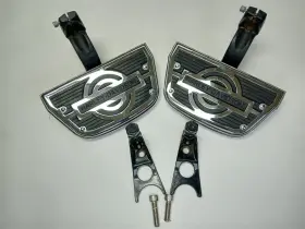 50187-96 Harley-davidson 2003 Softail Heritage Rear Passenger Footboards Nostalgic