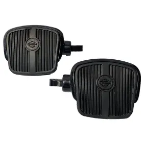 50500124 Harley-davidson Large Black Mini Footboards For Sportster Dyna Softails