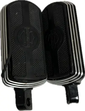 50500367 Harley-davidson Genuine Burst Rectangular Footpegs Damaged