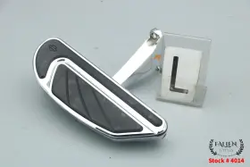 50500460 Harley-davidson 2016 Street Glide Cvo Left Back Rear Foot Board And Mount Chrome Airflow