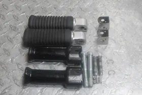 50500744 Harley-davidson 50500726 2018-2025 Heritage Classic Passenger Pegs Mounts Black Fat Boy