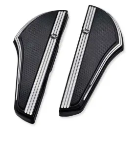 50500798 Harley Davidson Defiance Rider Black Machine Cut Floorboards M8 Softail 18-25