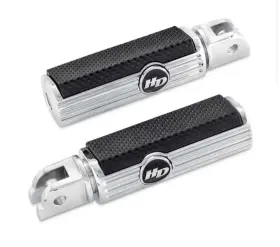 50500803 Harley-davidson Defiance Rider Footpegs Chrome Softail Dyna Models New