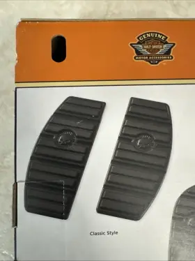 50501289 Harley-davidson Black Willie G Skull Passenger Footboard Inserts