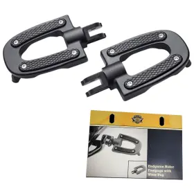 50501684 Harley-davidson Oem Fx Softail Endgame Rider Black Footpegs 2018-2026