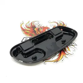 50501810 Harley-davidson Nos Genuine Streamliner Passenger Left Footboard Pan Black