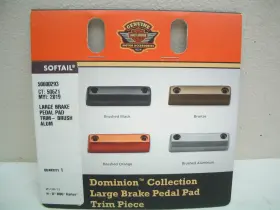50600293 Harley-davidson Dominion Large Brake Pedal Trim Piece Brushed Aluminum Models