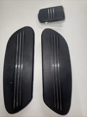 5068411 Harley-davidson Rider Foot Board Floorboard Insert Pads Street Glide Streamliner Black