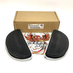 50807-08 Harley-davidson Genuine Half-moon Passenger Footboard Pans And Inserts