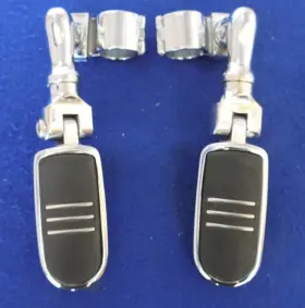 50828-07a Harley-davidson Genuine 3 Inch Short Offset Highway Mounts And Pegs 1-1/4 Crash Bar