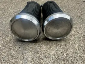Harley-davidson 50880-69 Shovelhead Fx Fl Fxe Fxwg Sturgis Oem Foot Pegs W Factory Caps