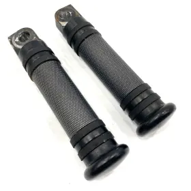 50911-08a Harley-davidson Oem Black Diamond Foot Pegs Male Mount Genuine Rubber Band Footpegs