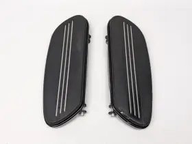 51070-08 Harley-davidson 51068-08 1986-2023 Touring Streamliner Rider Floorboards Black