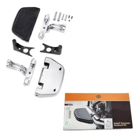 52715-04a Harley-davidson Oem 2000-2017 Softail Chrome Passenger Footboard And Mount Kit