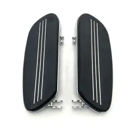 54145-10 Harley-davidson Oem Chrome Extended Reach Streamliner Touring Rider Floor Foot Boards