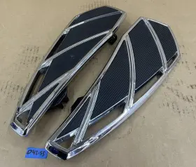 5792 Harley-davidson 1984-2023 Kuryakyn Phantom Chrome Touring Driver Floorboards