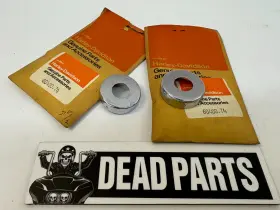 60400-74 Harley-davidson Nos Pair Fx Shifter Shaft Seal Cover Cap