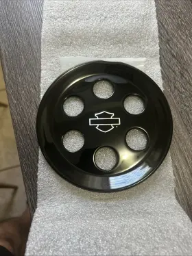 61300891 Harley-davidson Bar And Shield Air Cleaner Trim-gloss Black - New