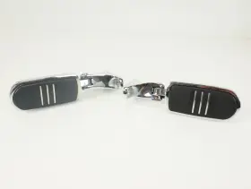 Harley-davidson D279392 Genuine 88-22 Streamliner Touring Oem Passenger Foot Pegs And Mounts Chrome